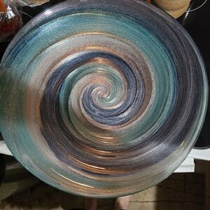 Art glass large bowl.